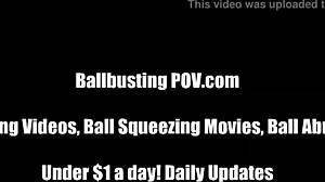 two bitches dominate your pathetic little balls in bdsm humiliation