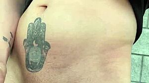 quick outdoor pants-off handjob in public spot