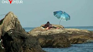 Holy! Nude Beach Shoot Turns Into Hardcore Outdoor Sex With Tanned Wife Under Sun!