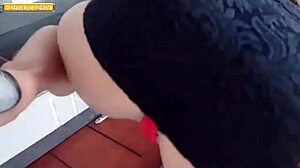 Albina Twerks Naked On Car