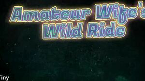 Watch This Wife Tease Then Get Piledriver Fucked! Cum Covers Her Tits!