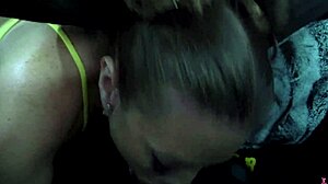 Mandy Waters gets horny and rough doggystyle fucks at home