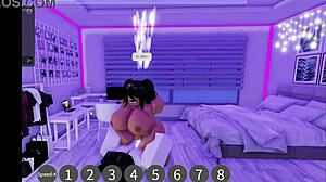 Fucking her in two different condominiums on Roblox?