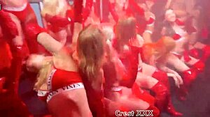 Pornstars Rip Clothes and Dance in Thongs, Feeling the Heat of the Stage