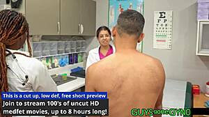 Angel Ramiraz Humiliates Shaved Patient In Latex Gloves Backstage Hospital!