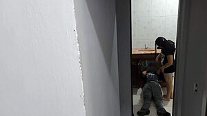 why does brunette wife cheat on husband with plumber's big cock bareback?