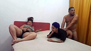 Friends Call Neighbor For Intense Anal Fucking Session