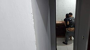 why does brunette wife cheat on husband with plumber's big cock bareback?