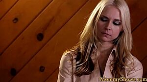 Busty lesbo milfs in stockings are fingering this lovely teen with group masturbation and big tits action.