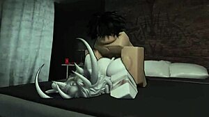 Breeding roblox demon slut with big cock in condo, intense anal and doggystyle