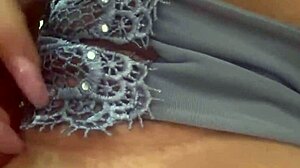 Rossmexicana Masturbates Intensely with New Lingerie from Teddy Bear