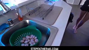 Stepfather4k features tiny 18+ blonde teen stepdaughter Kyler Quinn in pov style.