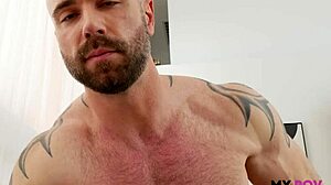 tattooed muscular husband danny steele fingers and fucks you in pov