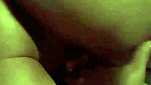 She fucked deliciously her wet little pussy with big cock orgasm