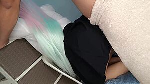 Cosplayer Stepdaughter Loses Virginity With Tight Pink Pussy