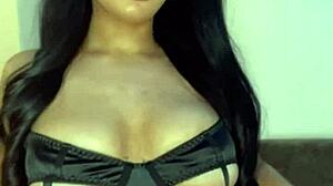 horny british slut masturbates solo on webcam with squirting in pov for european 18 year old brunette