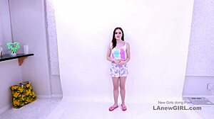 insane orgasms for lesbians using strapon with cute teen nanny