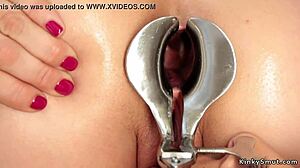 lesbians explore rimming and gaping in bdsm lezdom strapon kinky anal assfucking