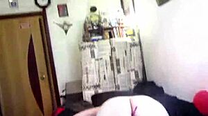 热辣顺从主妇用变态肛门玩具训练