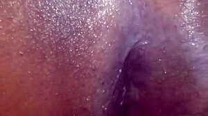 Angry black wife gives husband a rough lesson.