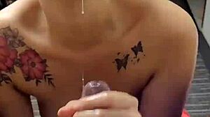 Alix Avery, Cute Ebony Slut, Expertly Sucks And Licks Big Black Cock