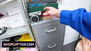 Bikini Thief Alexia Anders Feels Intense Pleasure As Officer Fucks Her To Avoid Punishment.