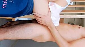 Sexy Cosplayer With Pink Hair In Action