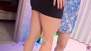 i watch these two gorgeous girls swallow my dick together in homemade pov