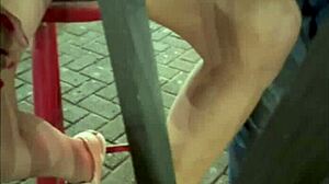 Wife Bent Over In Car!