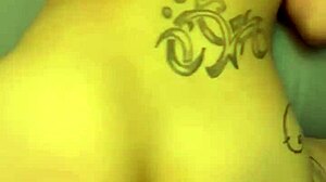 friends stepdaughter teases with sucking and ripped clothes in homemade blowjob