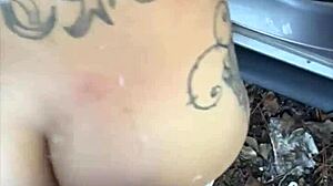 friends stepdaughter teases with sucking and ripped clothes in homemade blowjob