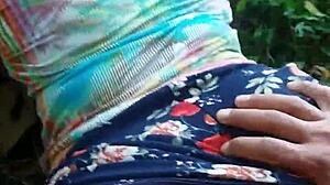 my latina wife with big ass got fucked in the woods