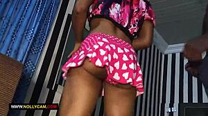 her sexy dance made my cock hard for some wet pussy action