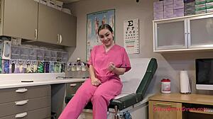 护士用脏话教你自慰到射精，在医院