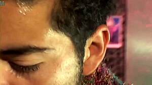 Teen threesome with shaved pussy