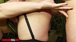 Do hot women get double penetrated in army scene?