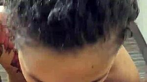 Alix Avery, Cute Ebony Slut, Expertly Sucks And Licks Big Black Cock