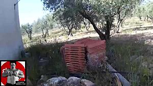 乡村夏日户外公共操，鸡巴奶子双性恋BBW屁股大鸡巴小奶子肛交