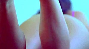 Desi Beauty's Glass Dildo Close-Up Masturbation on Shaved Pussy