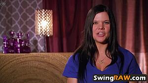 swingraw season 5 ep 2 with group blowjobs and sucking 😏