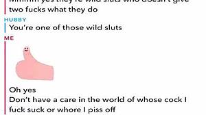 Sexting Husband While Cuckolding on Snapchat