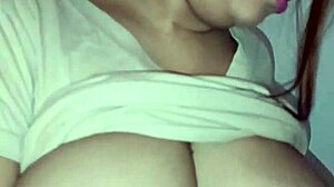 Little stepsister moves into my room for close-up view