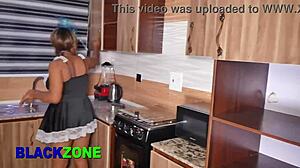 Fucked my step mom from behind in the kitchen 😏