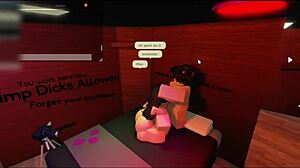 Roblox studio sex with friend, rough and intense