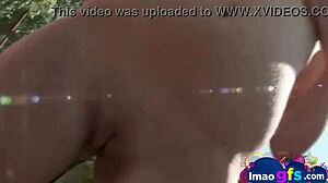 hot brunette shows perfect curves and tight pussy