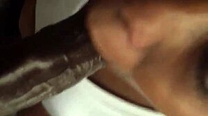 Slut sucking monster BBC.