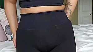 Petite Asian teen hops on massage table for hardcore pussy riding and fucking on desk with big cock client.