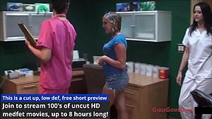 Blonde Nurse Taylor Raz Humiliates Patient With Close-Up Orgasm In Hospital