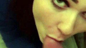 my girlfriend gives an amazing blowjob sucking my cock