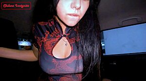 Getting Fucked in Parking Lot for Creampie